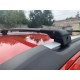 Поперечный багажник на интегрированые рейлинги WingBar (2 шт) Черный для Opel Mokka 2012-2021 гг