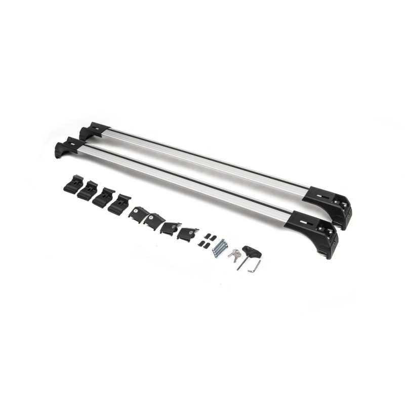 Перемычки на интегрированные рейлинги под ключ Skybar V2 (2 шт) до 120 см, Серые