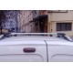 Перемички на рейлінги під ключ (2 шт) Чорний для Renault Kangoo 1998-2008 рр