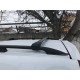 Перемички на рейлінги під ключ (2 шт) Чорний для Renault Kangoo 2008-2020 рр