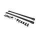 Перемычки на рейлинги под ключ WingBar (2 шт) Серый для Renault Kangoo 2008-2020 гг