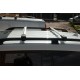 Перемички на рейлінги під ключ (2 шт) Чорний для Renault Laguna 2001-2007 рр