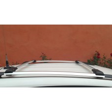 Перемички на рейлінги під ключ (Туреччина, 2 шт) Сірий для Toyota Rav 4 2013-2018 рр