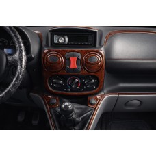 Накладки на Панель Приборов Алюминий для Fiat Doblo I 2001-2005 гг