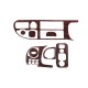 Накладки на панель (1997-2000) Алюміній для Ford Transit рр