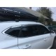 Ветровики с хром полоской (6 шт, Niken) для Hyundai Tucson TL 2016-2021 гг