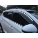 Ветровики с хром полоской (6 шт, Niken) для Hyundai Tucson TL 2016-2021 гг