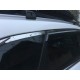 Ветровики с хром полоской (6 шт, Niken) для Hyundai Tucson TL 2016-2021 гг