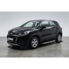Боковые Подножки Maya V1 (2 шт., Алюминий) для Chevrolet Trax 2012-2023 гг