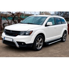 Бокові пороги Maya V1 (2 шт., алюміній) для Dodge Journey 2008-2020 рр