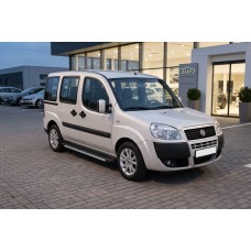 Боковые Подножки Maya (2 шт., Алюминий) Макси База для Fiat Doblo I 2005-2010 гг
