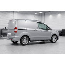 Боковые Подножки Maya V1 (2 шт., Алюминий) для Ford Courier 2014-2023 гг