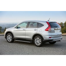 Бокові пороги Maya V1 (2 шт., алюміній) для Honda CRV 2012-2016 рр