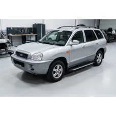 Бокові пороги Maya V1 (2 шт., алюміній) для Hyundai Santa Fe 1 2000-2006 рр