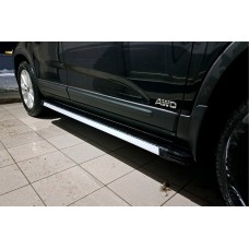 Бокові пороги Maya V1 (2 шт., алюміній) 2010-2013 для Kia Sorento II XM рр
