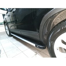 Бокові пороги Maya V1 (2 шт., алюміній) 2010-2013 для Kia Sorento XM рр