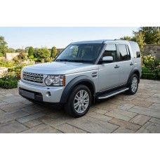 Бокові пороги Maya V1 (2 шт., алюміній) для Land Rover Discovery IV 2009-2017 рр