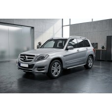 Бокові пороги Maya V1 (2 шт., алюміній) для Mercedes GLK class X204 2008-2015 рр