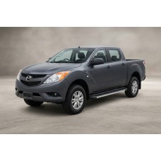 Бокові пороги Maya V1 (2 шт., алюміній) для Mazda BT-50 2012- рр