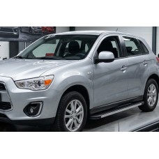 Боковые Подножки Maya V1 (2 шт., Алюминий) для Mitsubishi ASX 2010-2023 гг
