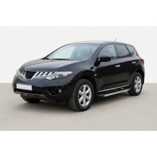 Бокові пороги Maya V1 (2 шт., алюміній) для Nissan Murano 2008-2014 рр