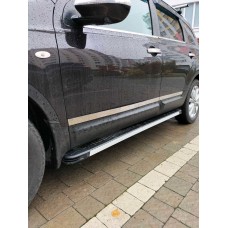 Боковые Подножки Maya V1 (2 шт., Алюминий) для Nissan Qashqai 2007-2010 гг