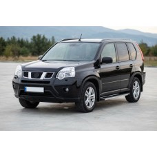 Бокові пороги Maya V1 (2 шт., алюміній) для Nissan X-trail T31 2007-2014 рр
