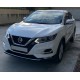 Накладки на противотуманки (2017-2025, нерж) Carmos - Турецька сталь для Nissan Qashqai рр