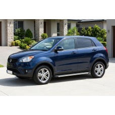 Боковые Подножки Maya V1 (2 шт., Алюминий) для SsangYong Korando 2010-2019 гг