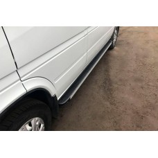 Боковые Подножки Maya (2 шт., Алюминий) Средняя База для Volkswagen LT 1995-2006 гг