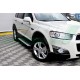 Бокові пороги Allmond Grey (2 шт., Алюміній) 2016-2019 для Chevrolet Captiva рр