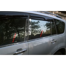 Окантовка стекол (нерж) Omsa - итальянская сталь для Chery Tiggo 1