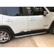Молдинг дверний (4 шт, нерж) OmsaLine - Італійська нержавійка для Jeep Renegade