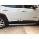 Молдинг дверний (4 шт, нерж) OmsaLine - Італійська нержавійка для Jeep Renegade