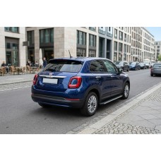 Бокові пороги Maya V1 (2 шт., алюміній) для Fiat 500X 2014-2024 рр