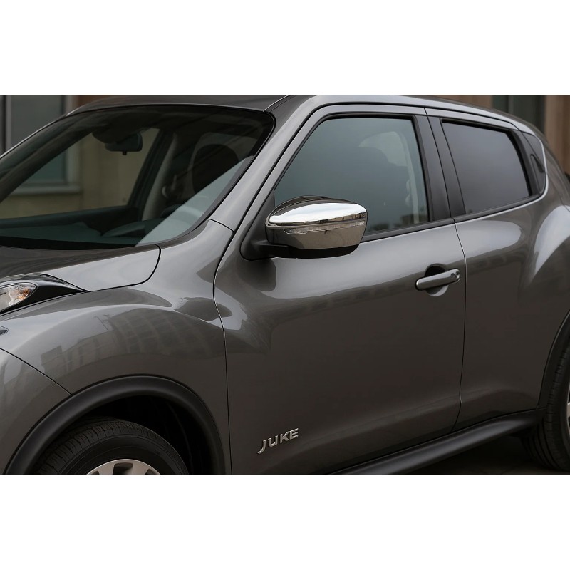 Накладки на Зеркала Хром 2014-2019 (2 шт., пластик) для Nissan Juke