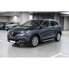 Бокові пороги Sunrise (2 шт., алюміній) для Renault Kadjar 2015-2022 рр
