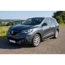 Бокові пороги RedLine V1 (2 шт., алюміній) для Renault Kadjar 2015-2022 рр