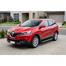 Бокові пороги Duru (2 шт., алюміній) для Renault Kadjar 2015-2022 рр