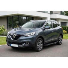 Бокові пороги Bosphorus Black (2 шт., алюміній) для Renault Kadjar 2015-2022 рр