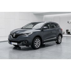 Бокові пороги Rainbow (2 шт., алюміній) для Renault Kadjar 2015-2022 рр