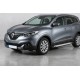 Боковые пороги Allmond Grey (2 шт., алюминий) для Renault Kadjar 2015-2022 гг