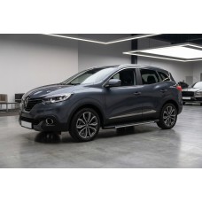 Бокові пороги Bosphorus Grey (2 шт., алюміній) для Renault Kadjar 2015-2022 рр