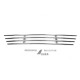 Решетка в бампер (нерж) для Volkswagen Amarok 2010-2022 гг