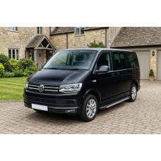 Бокові пороги RedLine V1 (2 шт., алюміній) Довга база для Volkswagen T6 2015-2024 рр