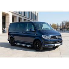 Бокові пороги Rainbow (2 шт., алюміній) Довга база для Volkswagen T6 2015-2024 рр