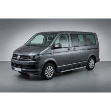 Бокові пороги Maya (2 шт., алюміній) Коротка база для Volkswagen T6 2015-2024 рр