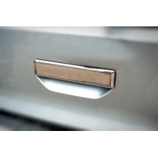 Накладка на задню ручку (нерж) Carmos - Турецька сталь для Volkswagen T6