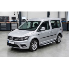 Бокові пороги Line (2 шт., алюміній) Максі база для Volkswagen Caddy 2015-2020 рр