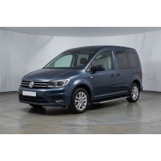 Бокові пороги Duru (2 шт., алюміній) Максі база для Volkswagen Caddy 2015-2020 рр